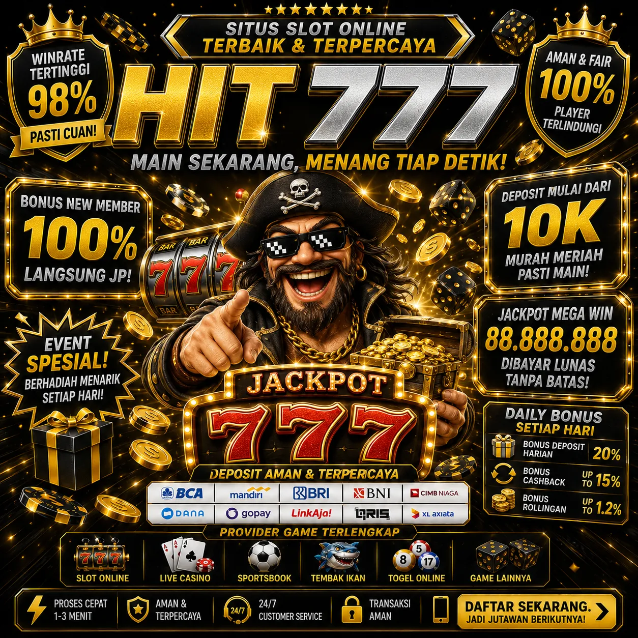 Hit777 Banner